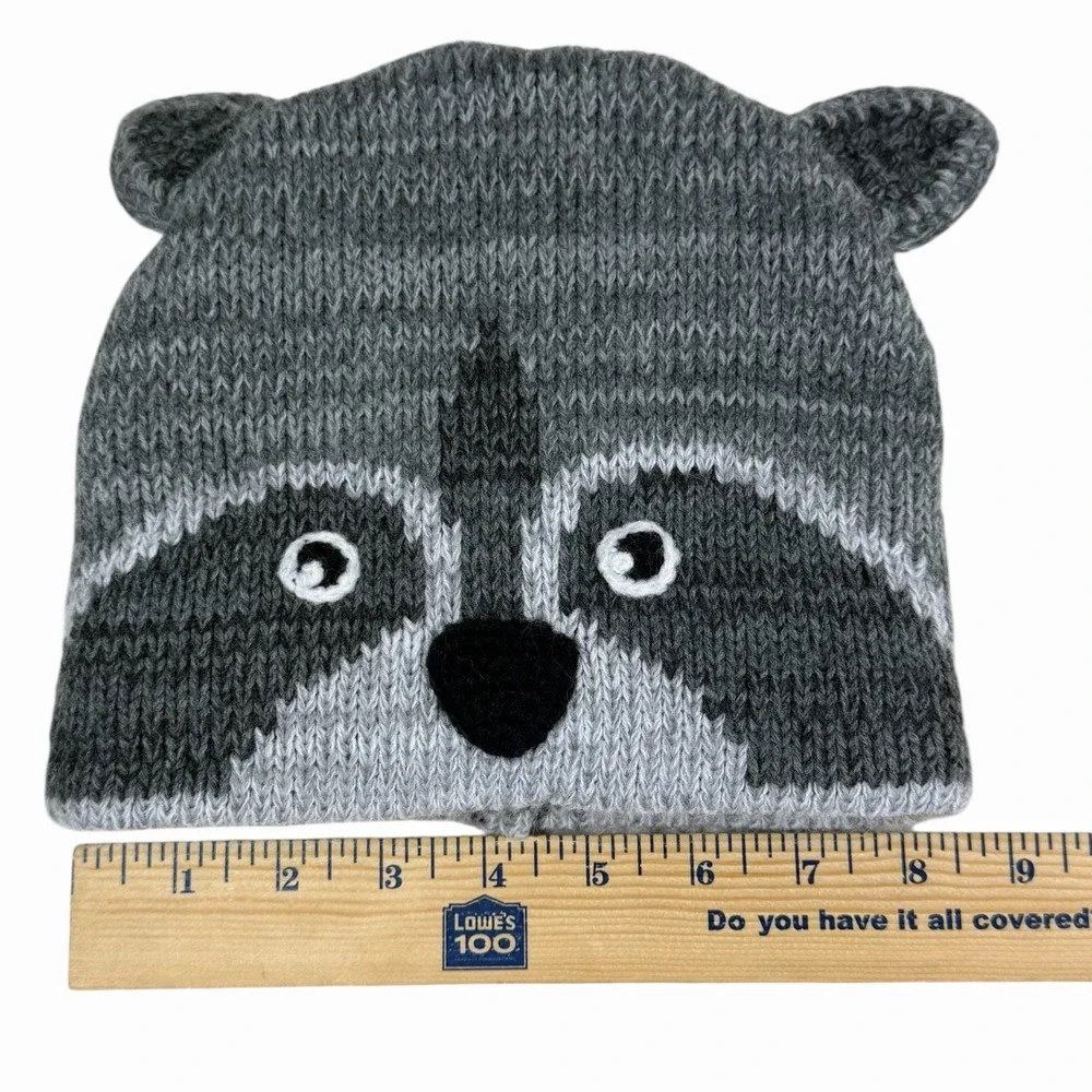 REI raccoon beanie